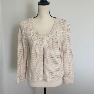 Banana Republic Off-White Knit Sweater